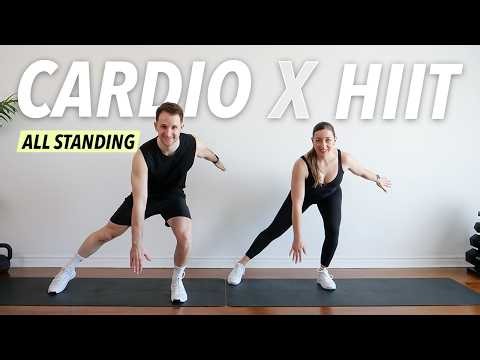 30 Min INTENSE HIIT Workout - ALL STANDING (Full Body, No Equipment)