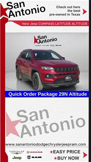 New 2026 Jeep COMPASS LATITUDE ALTITUDE 4X4