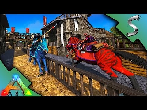 EQUUS JOUSTING TOURNAMENT! EPIC JOUSTING ARENA! - Ark: Survival Evolved