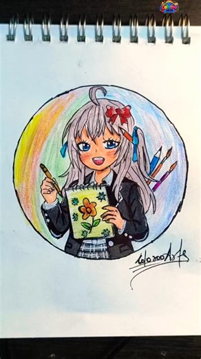Profile picture Drawing #animefanart #request #animedrawing #artshorts #colorooarts