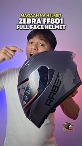 Zebra Full Face Helmet | MotoMouse