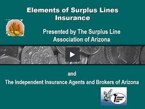 SLA, Elements of Surplus Lines Insurance, Part IV.mp4