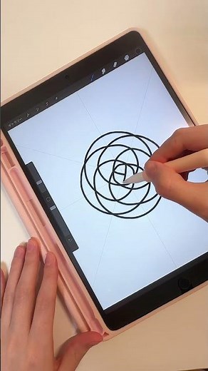 誰でも簡単に描ける薔薇の描き方【procreate】#イラスト #プロクリエイト #procreate #イラストの描き方 # #描いてみた #簡単イラスト