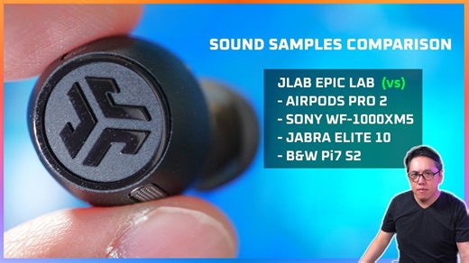 Sound samples - JLab Epic Lab vs AirPods Pro 2 vs the best!