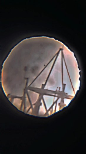 homemade telescope 87x zoom 🔭🤯 #telescope #astronomy #astrophotography #homemade