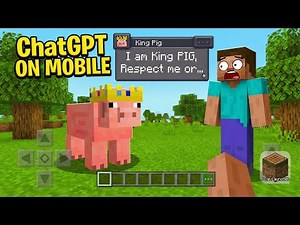 Add ChatGPT to Minecraft Mobile! 🐷💬 (Creature Chat Mod Tutorial | PojavLauncher)