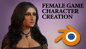 Female Game Character Tutorial in Blender