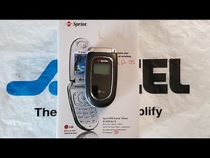 Sprint PCS LG VI-5225 Unboxing