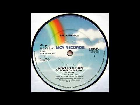 Mca Records Uk - Mcat 816 A1 - 1983 - Nik Kershaw - I Won't Let The Sun Go Down On Me (Dance Mix)