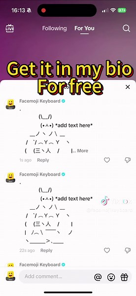 Get new text art in my bio for free! #textart #artwork #fyp #foryou #trending #viral #texting #emojis #meme #funny #cute #girlfriend #tiktokemoji #hiddenemonjs #tiktok