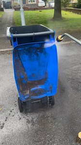 What I cannot get across to viewers in this video is the smell… 🤢 This is an example of a bin with years & years of neglect. Some people wonder why they would need their wheelie bins cleaning… They live outside your house, they smell and they hold harmful bacteria. Please don’t let your bins get like this 😢. If you’re in Wilmslow or Handforth, Cheshire East - book your regular cleans using the link in our page bio 😁🫶🏻. | The Bin Guy
