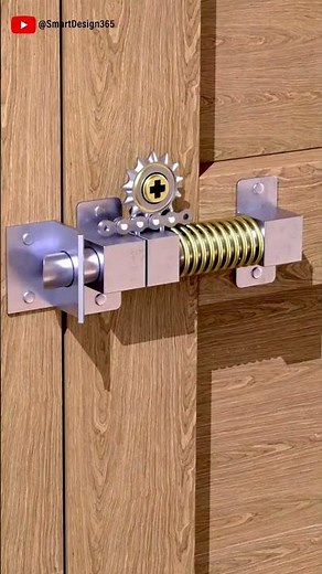 Spring lock design #design#Creative Design#diy