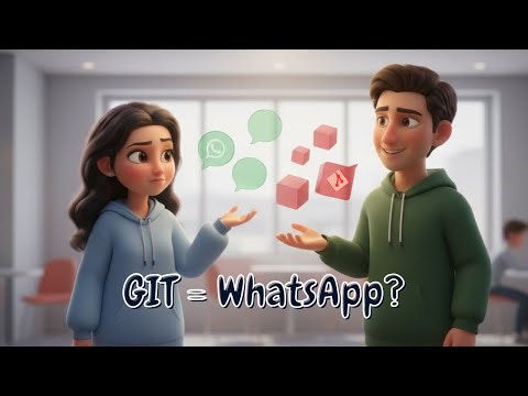How Git Works Explained Using WhatsApp | Git for Beginners