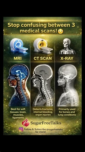 Stop Confusing These 3 Medical Scans | MRI vs CT Scan vs X-Ray Explained