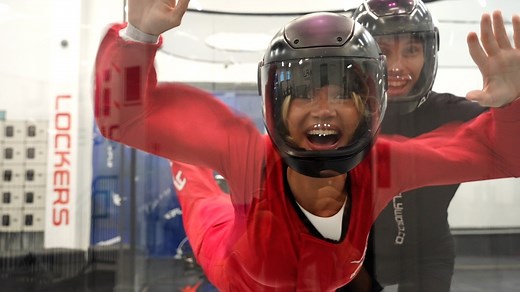 What it's like to try indoor skydiving at iFLY in NYC