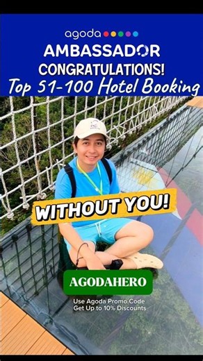 We’re still in Agoda’s Top 100 Ambassadors for June 2026 🙏♥️