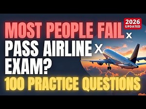 Airline Job Exam Practice Test | 100 Questions with Answers