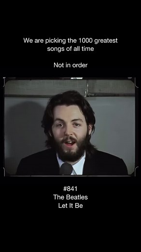 Good Music on Instagram: "“Let It Be” by The Beatles, released in 1970, is a soulful and uplifting song about finding peace and solace in difficult times. Paul McCartney’s heartfelt vocals and the song’s poignant piano-driven melody create a sense of calm and hope. The lyrics reflect on accepting life’s challenges with grace, inspired by a comforting dream McCartney had about his late mother. This timeless classic has resonated with millions, offering strength and reassurance in moments of uncer