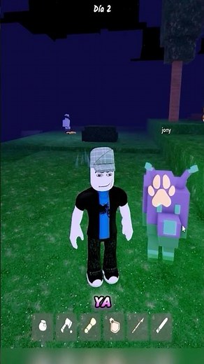 How I used the ALIEN wolf skin 🐺🛸 (99 Nights in the Forest)