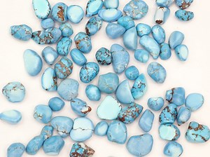 Turquoise Blue Natural Polished Stones - Golden Hills, Kazakhstan - Etsy
