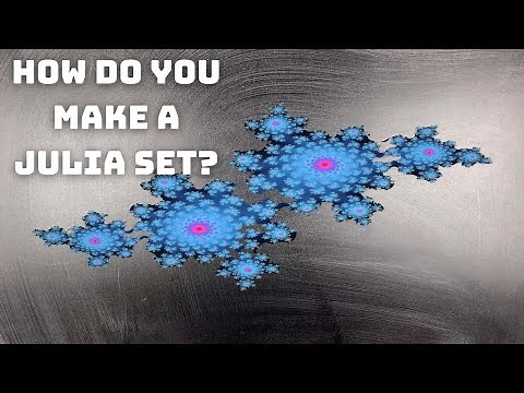 How do you make a Julia set: an escape time algorithm in python