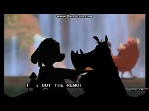 Timon And Pumbaa At The Cinema Opening To The Lion King 1 1/2 DVD 2004