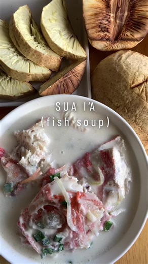 Samoan style “soup season.” SUA I’A (fish soup) is so simple and so good! 🙂 #fyp #foodie #samoan #polynesian #fish #suaia #soup