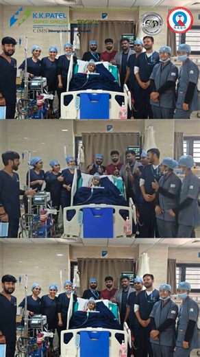 💔 Kutch’s First Case | 56 Days on ECMO | A Fight for Every Breath 🙏 For the first time in Kutch, a woman’s life was sustained on an ECMO machine for more than 56 days — every breath fragile, every moment filled with hope and prayer. Inside the SICU, silence carried the weight of an extraordinary battle. A daughter. A family. A life that refused to give up. At K.K. Patel Super Speciality Hospital, our doctors, nurses, and critical care team stood by her day and night — not just delivering treat