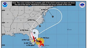 'Catastrophic' Hurricane Dorian continues slow movement toward Treasure Coast, with maximum sustained winds at 180 mph