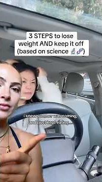 How to lose weight and ACTUALLY keep it off…