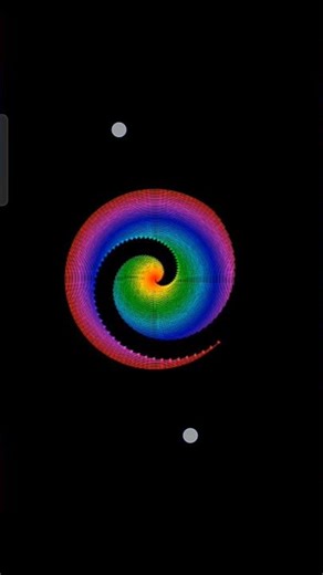 Python Rainbow Magic 🌈 | Parabolic Animation 🐍 #shorts #python