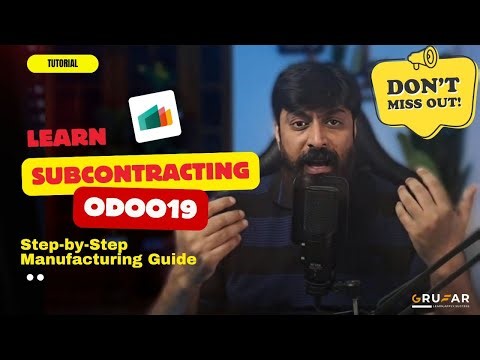 Subcontracting in Odoo 19 Manufacturing | Step-by-Step Tutorial