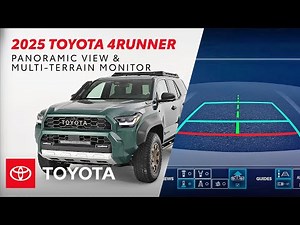 How to Use Panoramic View Monitor in 2025 Toyota 4Runner | Toyota Drive-Off Essentials