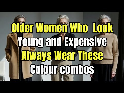 10 Color Combos That INSTANTLY Make Women Over 60 Look EXPENSIVE, Younger and Turn Heads!