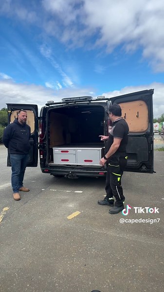 Another #happycustomer this week at Cape. We installed some Zevim Heavy Duty drawers for Paul Moran Plant @Pm 3667 What a #gamechanger for Paul creating a huge amount of space to organise his tools whilst still being to load big heavy parts. #mechanics #planthire #mobilemechanic #renault #traffic