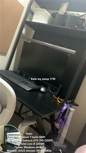 Rate my setup #microsoftwindows #windows7ultimate #fyp #nobatidao