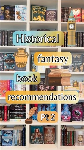 Historical fantasy book recommendations Pt2 #booktube #booktok #bookrecommendations #bookish #books