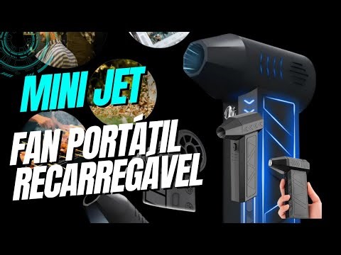 Mini Jet Fan Ultra Strong Wind Portable Rechargeable Blower.