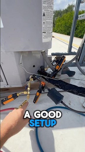 My refrigerant charging setup