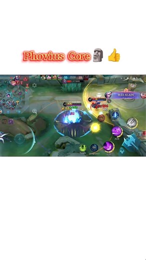 Phovius Core🗿👍 |#mobilelegends #gameplay #gaming #shorts #shortvideo #short #phovius #mlbb #mobile