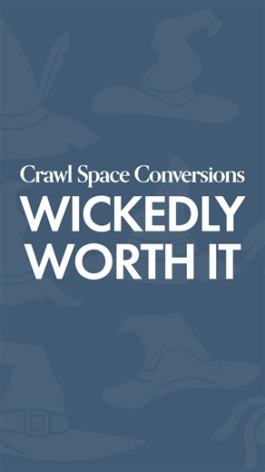 Crawl space conversions are wickedly worth it. 慄‍♀️✨ We’re brewing up...