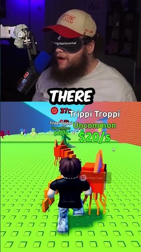 ESCAPE TSUNAMI BUT IM BLIND! #roblox #trending #stealabrainrot