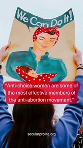 1.1K views · 79 reactions | The abortion debate isn't men vs women. It's people who think embryos and fetuses are valuable children vs people who don't. | Secular Pro-Life | Facebook