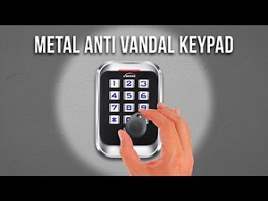 Metal Anti-Vandal Access Control Keypad for Outdoor Use - VIS 3004