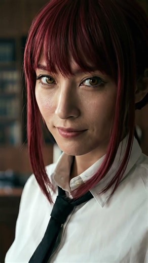Makima in live action 😳 (AI version)