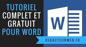 Tutoriel /formation Microsoft Word Office : GRATUIT et COMPLET