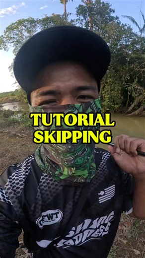 Jadi cikgu pulak dah HARI ni,sbb dh janji gagah jugak la buat video tutorial skipping #tutorialskipping #kingcurutz #teamcurutz #fishing #toman