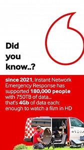 1.8M views · 10K reactions | Communication in the immediate aftermath of a disaster is key; helping to connect friends and family, and coordinate rescue and relief efforts. Through our Instant Network Emergency Response (INER) programme, we deploy volunteers and technology to areas affected by natural and humanitarian disasters. Find out more here: https://www.vodafone.com/vodafone-foundation/focus-areas/vodafone-volunteers | Vodafone Foundation | Facebook