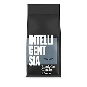 Intelligentsia Coffee, Light Roast Whole Bean Coffee, 100% Arabica Coffee - Black Cat Classic Espresso 12 Ounce Bag