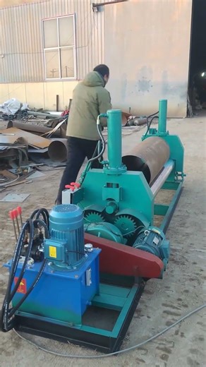 #Fully automatic rolling machine # hydraulic plate rolling machine#hydraulic pipe rolling machine